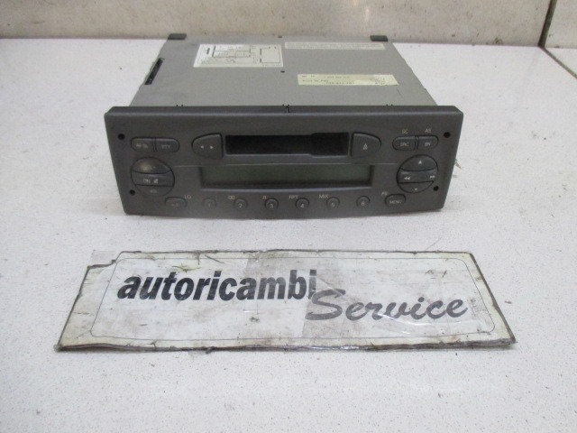 RADIO CD / OJACEVALNIK / IMETNIK HIFI OEM N. 735371187 ORIGINAL REZERVNI DEL FIAT PANDA 169 (2003 - 08/2009) BENZINA LETNIK 2003