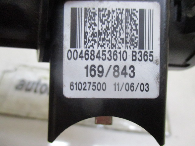 KOMPLET ODKLEPANJE IN VZIG  OEM N. 17628 KIT ACCENSIONE AVVIAMENTO ORIGINAL REZERVNI DEL FIAT PANDA 169 (2003 - 08/2009) BENZINA LETNIK 2003