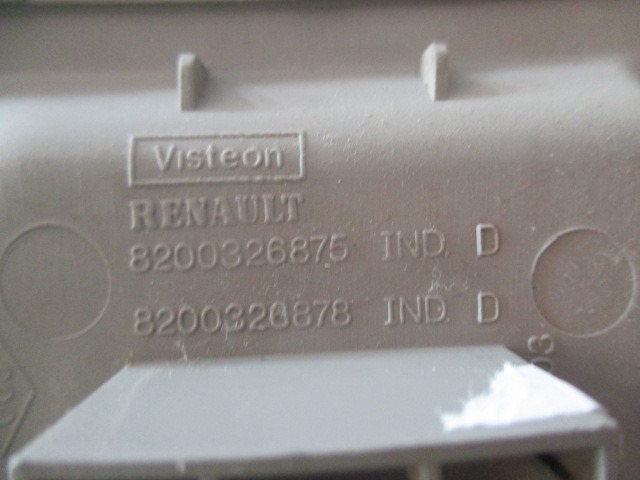 GLAVNO STIKALO LUCI OEM N. 8200326875 ORIGINAL REZERVNI DEL RENAULT MODUS F/JP0 (2004 - 2008) BENZINA LETNIK 2005
