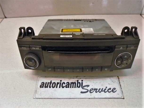 RADIO CD / OJACEVALNIK / IMETNIK HIFI OEM N. A1698200386 ORIGINAL REZERVNI DEL MERCEDES CLASSE A W169 5P C169 3P (2004 - 04/2008) DIESEL LETNIK 2007