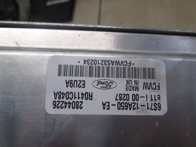 OSNOVNA KRMILNA ENOTA DDE / MODUL ZA VBRIZGAVANJE OEM N. 6S7112A650EA ORIGINAL REZERVNI DEL FORD MONDEO B5Y B4Y BWY MK2 BER/SW (2000 - 2007) DIESEL LETNIK 2005