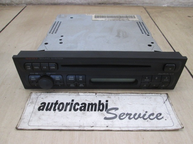 RADIO CD / OJACEVALNIK / IMETNIK HIFI OEM N. 1M0035186K ORIGINAL REZERVNI DEL SEAT LEON 1M1 MK1 (2000 - 2005)DIESEL LETNIK 2005