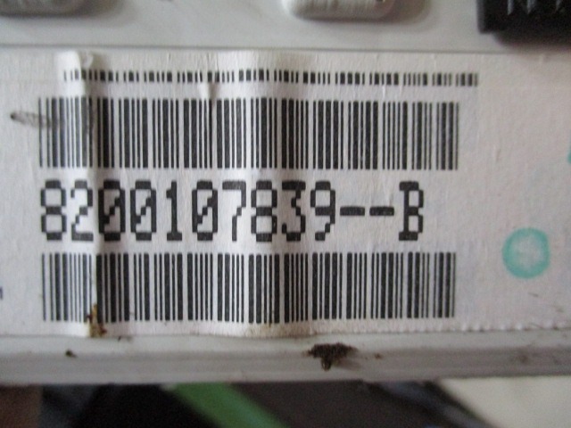 POTOVALNI RACUNALNIK OEM N. 8200107839 ORIGINAL REZERVNI DEL RENAULT MEGANE MK2 BM0/1 CM0/1 EM0/1 KM0/1 LM0/1 BER/GRANDTOUR  (10/2002 - 02/2006) DIESEL LETNIK 2004