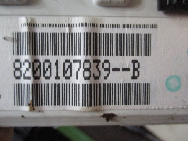 POTOVALNI RACUNALNIK OEM N. 8200107839 ORIGINAL REZERVNI DEL RENAULT MEGANE MK2 BM0/1 CM0/1 EM0/1 KM0/1 LM0/1 BER/GRANDTOUR  (10/2002 - 02/2006) DIESEL LETNIK 2004