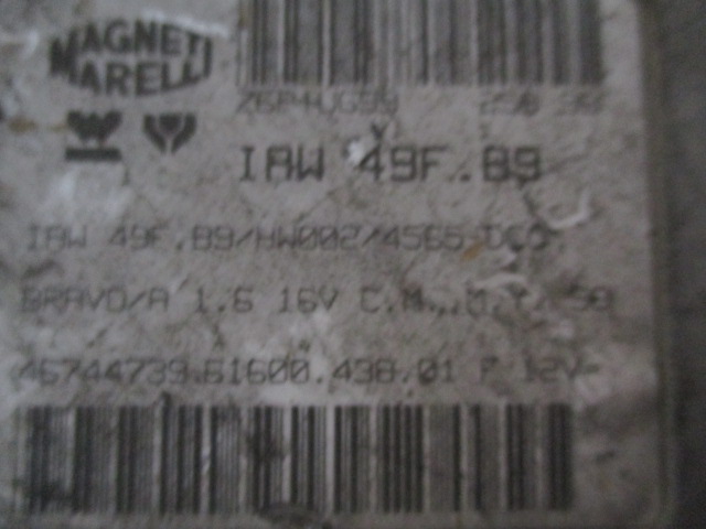 KOMPLET ODKLEPANJE IN VZIG  OEM N. 5567 KIT ACCENSIONE AVVIAMENTO ORIGINAL REZERVNI DEL FIAT BRAVA 182 (1995 - 2001) BENZINA LETNIK 1999