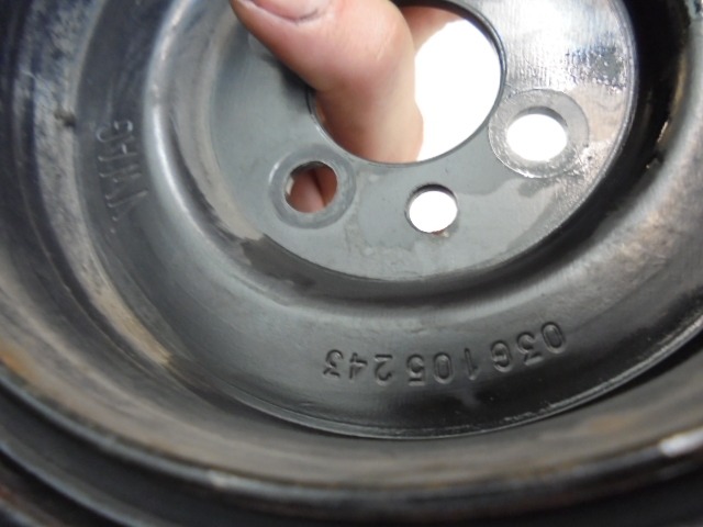 JERMENICA MOTORNE GREDI OEM N. 03G105243 ORIGINAL REZERVNI DEL AUDI A3 MK2 8P 8PA 8P1 (2003 - 2008)DIESEL LETNIK 2006