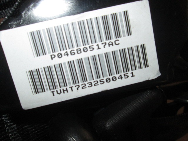 VARNOSTNI PAS OEM N. P04680517AC ORIGINAL REZERVNI DEL CHRYSLER VOYAGER/GRAN VOYAGER RG RS MK4 (2001 - 2007) DIESEL LETNIK 2006