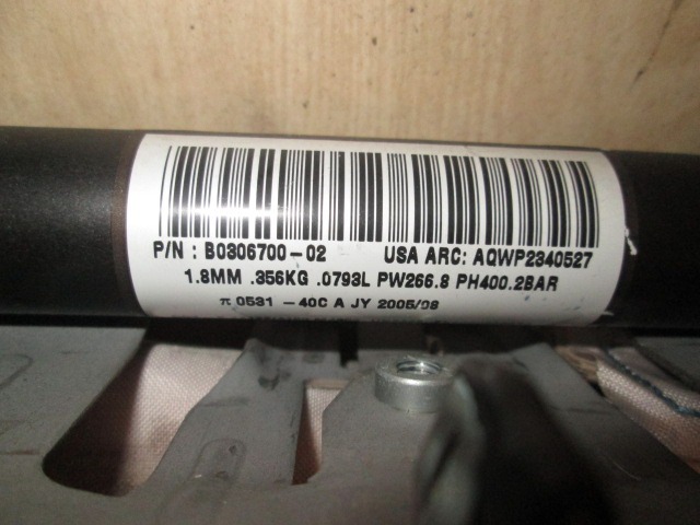 ZRACNA BLAZINA GLAVA DESNA OEM N. P04680576AC ORIGINAL REZERVNI DEL CHRYSLER VOYAGER/GRAN VOYAGER RG RS MK4 (2001 - 2007) DIESEL LETNIK 2006