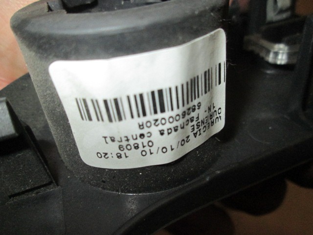 ARMATURNA PLO?CA OEM N. 682600020R ORIGINAL REZERVNI DEL RENAULT MEGANE MK3 BZ0/1 B3 DZ0/1 KZ0/1 BER/SPORTOUR/ESTATE (2009 - 2015) DIESEL LETNIK 2010