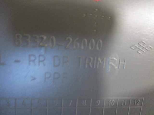 VRATNI PANEL OEM N. PNPDTHYSANTAFESMMK1SV5P ORIGINAL REZERVNI DEL HYUNDAI SANTA FE SM MK1 (2000 - 2006) DIESEL LETNIK 2002