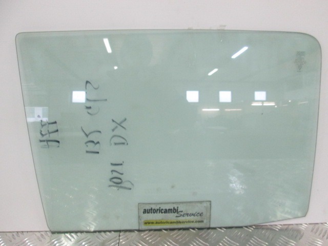 STEKLO ZADNJIH DESNIH VRAT OEM N.  ORIGINAL REZERVNI DEL FIAT 132 (1972 - 1981)BENZINA LETNIK 1972