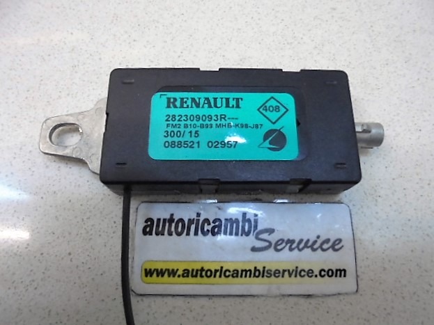 OJACEVALEC / ANTENA OEM N. 282309093R ORIGINAL REZERVNI DEL RENAULT CAPTUR J5 H5 (2013 - 2019) DIESEL LETNIK 2015
