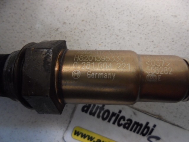 SONDA LAMBDA  OEM N. 281004221 ORIGINAL REZERVNI DEL RENAULT CAPTUR J5 H5 (2013 - 2019) DIESEL LETNIK 2015