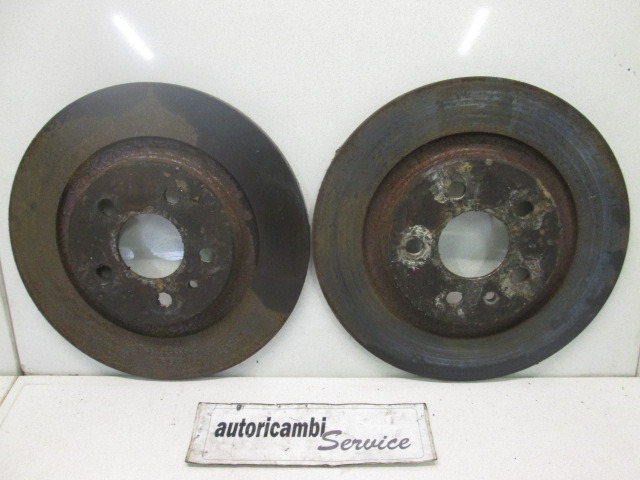 ZADNJI ZAVORNI DISKI OEM N. 4249H7 ORIGINAL REZERVNI DEL PEUGEOT 807 E (2002 - 2008) DIESEL LETNIK 2004