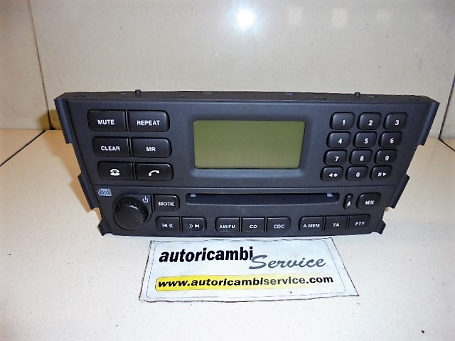 RADIO CD / OJACEVALNIK / IMETNIK HIFI OEM N. 2R83-18B876-AH ORIGINAL REZERVNI DEL JAGUAR S-TYPE X200 MK1 (1999 - 2006) DIESEL LETNIK 2005