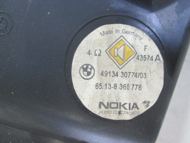 ZVOCNIKI OEM N. 8360778 ORIGINAL REZERVNI DEL BMW SERIE 5 E39 BER/SW (1995 - 08/2000) DIESEL LETNIK 1998