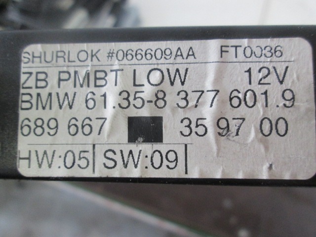 RACUNALNIK VRAT IN STEKEL OEM N. 8377601 ORIGINAL REZERVNI DEL BMW SERIE 5 E39 BER/SW (1995 - 08/2000) DIESEL LETNIK 1998