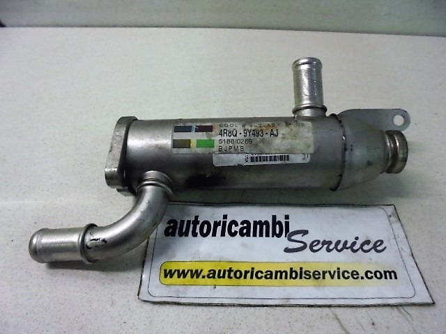 EGR VENTIL/IZMENJALNIK OEM N. 4R8Q-9Y493-AJ ORIGINAL REZERVNI DEL JAGUAR S-TYPE X200 MK1 (1999 - 2006) DIESEL LETNIK 2005