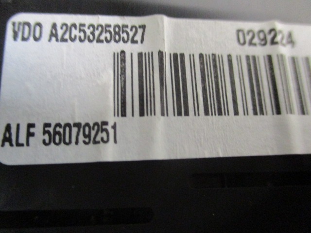 KILOMETER STEVEC OEM N. 56079251 ORIGINAL REZERVNI DEL ALFA ROMEO 159 939 BER/SW (2005 - 2013) DIESEL LETNIK 2008