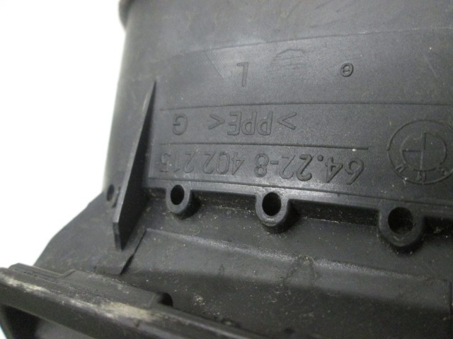 ODVOD ZRAKA OEM N. 64.22-8402215 ORIGINAL REZERVNI DEL BMW X5 E53 LCI R (2003 - 2007) DIESEL LETNIK 2004