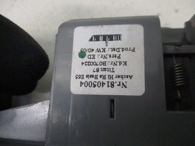 OKRASNE LETVICE VRAT  OEM N. 81405004 ORIGINAL REZERVNI DEL BMW SERIE 7 E65/E66/E67/E68 LCI R (2005 - 2008) DIESEL LETNIK 2005