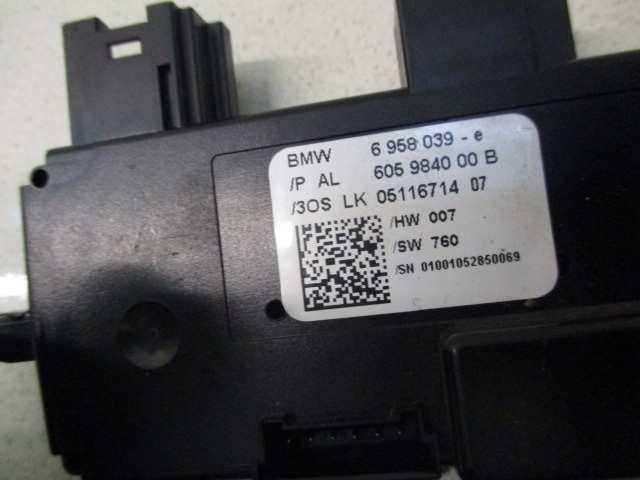 RAZNE KRMILNE ENOTE  OEM N. 6958039 ORIGINAL REZERVNI DEL BMW SERIE 7 E65/E66/E67/E68 LCI R (2005 - 2008) DIESEL LETNIK 2005