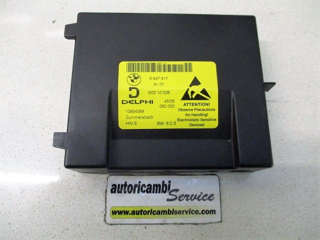 RAZNE KRMILNE ENOTE  OEM N. 6947817 ORIGINAL REZERVNI DEL BMW SERIE 7 E65/E66/E67/E68 LCI R (2005 - 2008) DIESEL LETNIK 2005