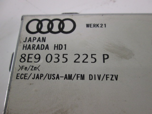 OJACEVALEC / ANTENA OEM N. 8E9035225P ORIGINAL REZERVNI DEL AUDI A4 B7 8EC 8ED 8HE BER/SW/CABRIO (2004 - 2007) DIESEL LETNIK 2007