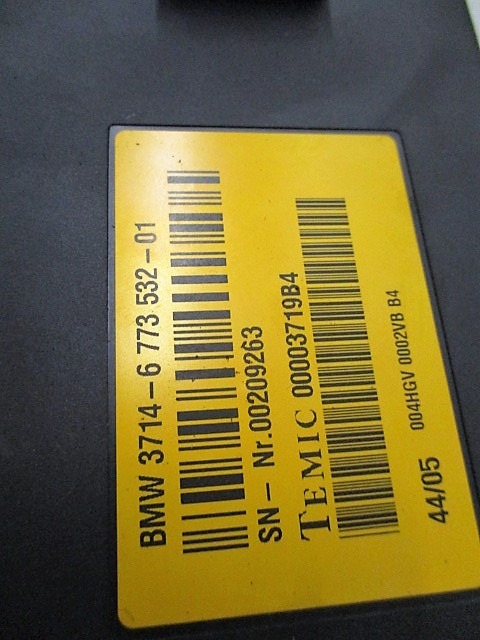 RAZNE KRMILNE ENOTE  OEM N. 3715-6773912-01 ORIGINAL REZERVNI DEL BMW SERIE 7 E65/E66/E67/E68 LCI R (2005 - 2008) DIESEL LETNIK 2005