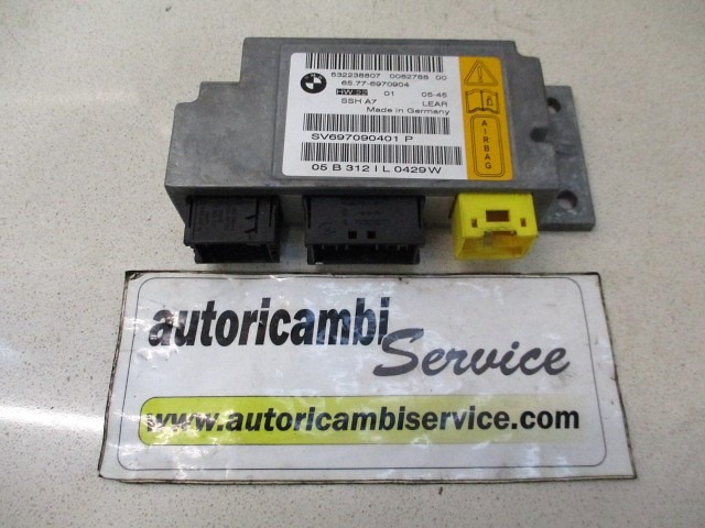 AIRBAG SENZOR OEM N. 65.77-6970904 ORIGINAL REZERVNI DEL BMW SERIE 7 E65/E66/E67/E68 LCI R (2005 - 2008) DIESEL LETNIK 2005