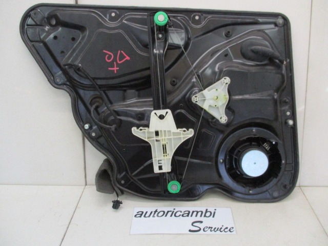 MEHANIZEM DVIGA ZADNJIH STEKEL  OEM N. 1K0959704F ORIGINAL REZERVNI DEL VOLKSWAGEN PASSAT B6 3C2 3C5 BER/SW (2005 - 09/2010)  DIESEL LETNIK 2006