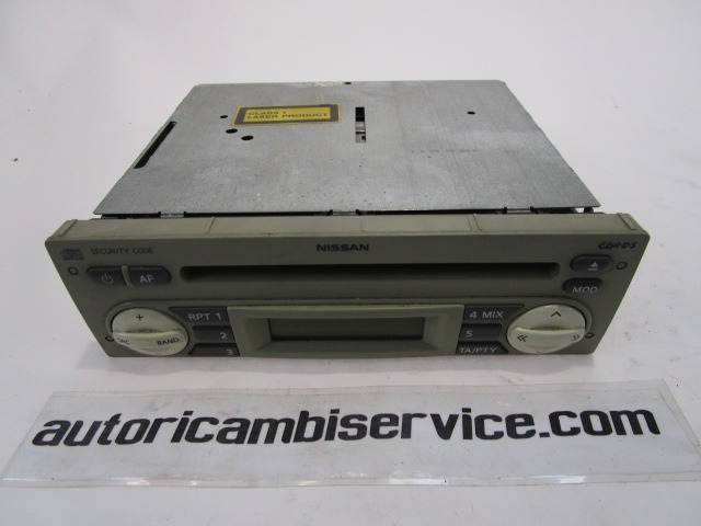 RADIO CD / OJACEVALNIK / IMETNIK HIFI OEM N. 8635123393 ORIGINAL REZERVNI DEL NISSAN MICRA K12 K12E MK3 (2002 - 2010) BENZINA LETNIK 2004