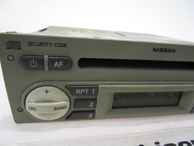 RADIO CD / OJACEVALNIK / IMETNIK HIFI OEM N. 8635123393 ORIGINAL REZERVNI DEL NISSAN MICRA K12 K12E MK3 (2002 - 2010) BENZINA LETNIK 2004