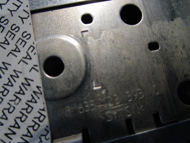 RADIO CD / OJACEVALNIK / IMETNIK HIFI OEM N. 8635123393 ORIGINAL REZERVNI DEL NISSAN MICRA K12 K12E MK3 (2002 - 2010) BENZINA LETNIK 2004