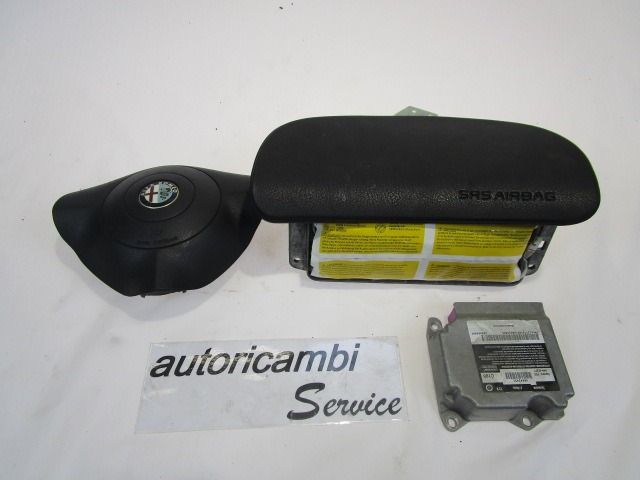 KIT AIRBAG KOMPLET OEM N. 18932 KIT AIRBAG COMPLETO ORIGINAL REZERVNI DEL ALFA ROMEO 147 937 R (2005 - 2010) DIESEL LETNIK 2007