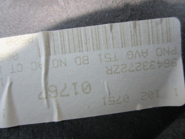 NOTRANJA OBLOGA SPREDNJIH VRAT OEM N. PNASTPG3073ABR5P ORIGINAL REZERVNI DEL PEUGEOT 307 3A/B/C/E/H BER/SW/CABRIO (2001 - 2009) DIESEL LETNIK 2007