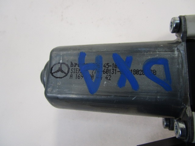 DVIZNI MEHANIZEM SPREDNIH STEKEL  OEM N. 1698204442 ORIGINAL REZERVNI DEL MERCEDES CLASSE B W245 T245 5P (2005 - 2011) DIESEL LETNIK 2008