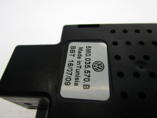 OJACEVALEC / ANTENA OEM N. 5M0035570B ORIGINAL REZERVNI DEL VOLKSWAGEN GOLF VI 5K1 517 AJ5 MK6 (2008-2012) BENZINA LETNIK 2009