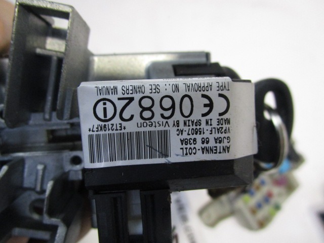 KOMPLET ODKLEPANJE IN VZIG  OEM N. 16691 KIT ACCENSIONE AVVIAMENTO ORIGINAL REZERVNI DEL MAZDA 6 GG GY (2003-2008) DIESEL LETNIK 2005