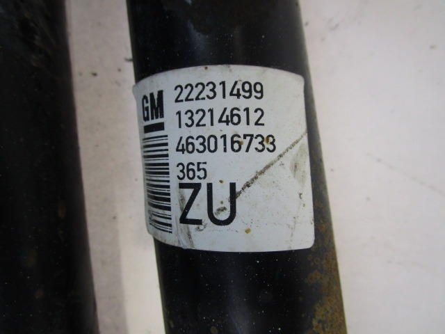 ZADNJI AMORTIZERJI OEM N. 22231499 ORIGINAL REZERVNI DEL OPEL MERIVA A X03 (2003 - 2006) BENZINA LETNIK 2006