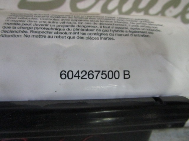 KIT AIRBAG KOMPLET OEM N. 18228 KIT AIRBAG COMPLETO ORIGINAL REZERVNI DEL OPEL MERIVA A X03 (2003 - 2006) BENZINA LETNIK 2006