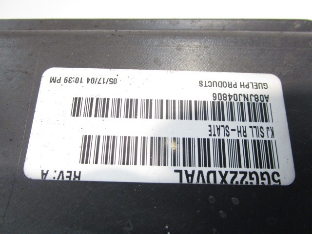 NOTRANJA OBLOGA PRAGA  OEM N. 5GG2TRMA ORIGINAL REZERVNI DEL JEEP CHEROKEE MK3 KJ (2001 - 2005) DIESEL LETNIK 2004