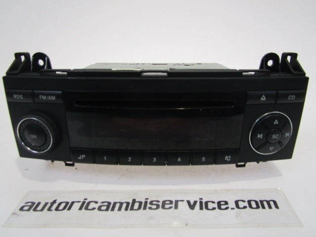 RADIO CD / OJACEVALNIK / IMETNIK HIFI OEM N. A1698200486 ORIGINAL REZERVNI DEL MERCEDES CLASSE A W169 5P C169 3P (2004 - 04/2008) BENZINA LETNIK 2007