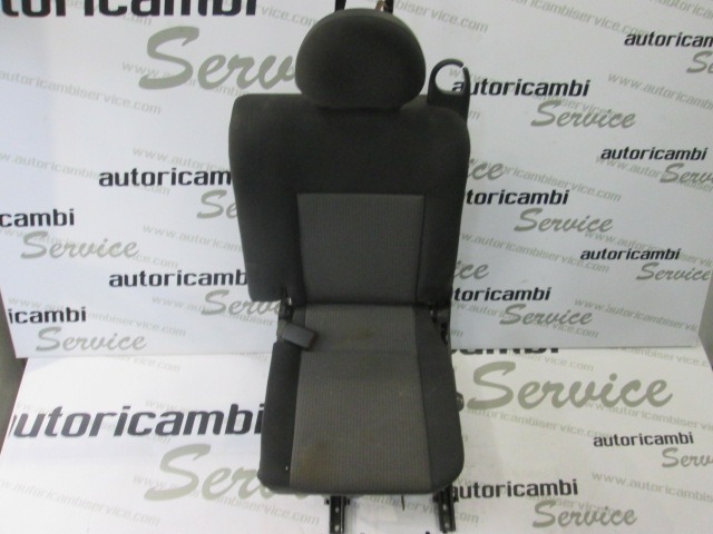 TRETJA VRSTA ENOJNI SEDEZ BLAGO OEM N. 23PSTOPMERIVAAX03MV5P ORIGINAL REZERVNI DEL OPEL MERIVA A X03 (2003 - 2006) BENZINA LETNIK 2006