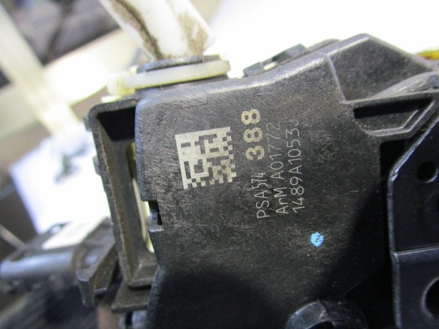 CENTRALNO ZAKLEPANJE PREDNIH LEVIH VRAT OEM N. 9800618280 ORIGINAL REZERVNI DEL CITROEN C5 RD TD MK2 /TOURER/CROSS TOURER (2008 - 2017) DIESEL LETNIK 2010
