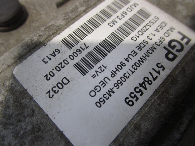 KOMPLET ODKLEPANJE IN VZIG  OEM N. KIT ACCENSIONE AVVIAMENTO ORIGINAL REZERVNI DEL LANCIA MUSA 350 (2004 - 2007) DIESEL LETNIK 2006