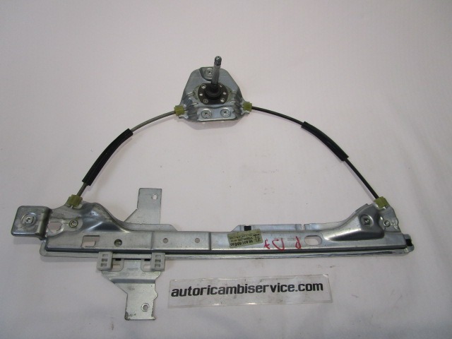 ROCNI SISTEM ZA DVIGOVANJE ZADNJEGA STEKLA  OEM N. 9683148680 ORIGINAL REZERVNI DEL PEUGEOT 3008 MK1 0U (2009 - 2016) DIESEL LETNIK 2011