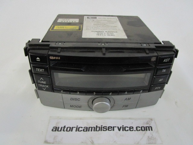 RADIO CD / OJACEVALNIK / IMETNIK HIFI OEM N. 86180-B4020 ORIGINAL REZERVNI DEL DAIHATSU TERIOS J200 MK2 (2006 - 2017) BENZINA LETNIK 2008