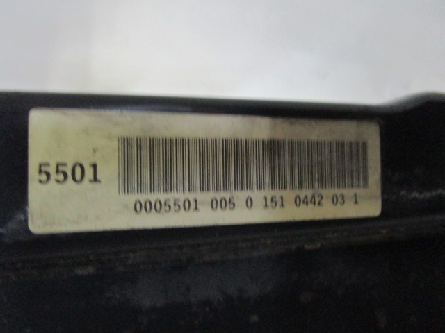 SPREDNJA OS/NOSILEC MOTORJA OEM N. Q0006400V002000000 ORIGINAL REZERVNI DEL SMART FORTWO CITY-COUPE CABRIO 450 MK1 (1998 - 2007) BENZINA LETNIK 2000