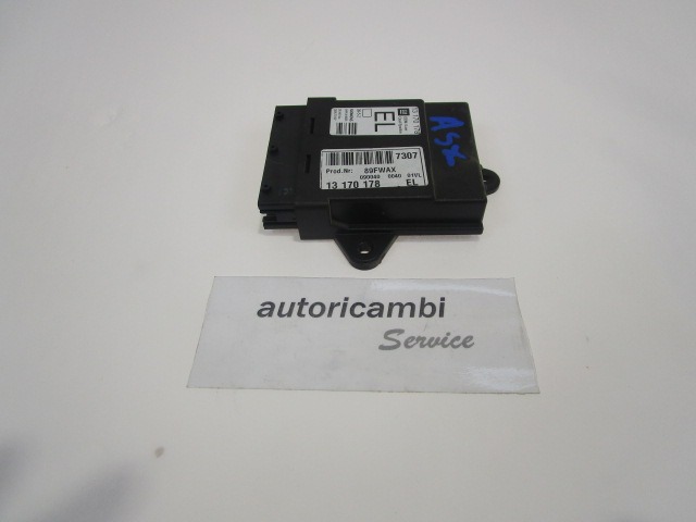 RACUNALNIK VRAT IN STEKEL OEM N. 13170178 ORIGINAL REZERVNI DEL OPEL VECTRA C Z02 BER/SW (2002 - 2006) DIESEL LETNIK 2005